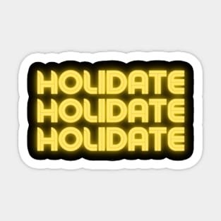 Holidate Sticker